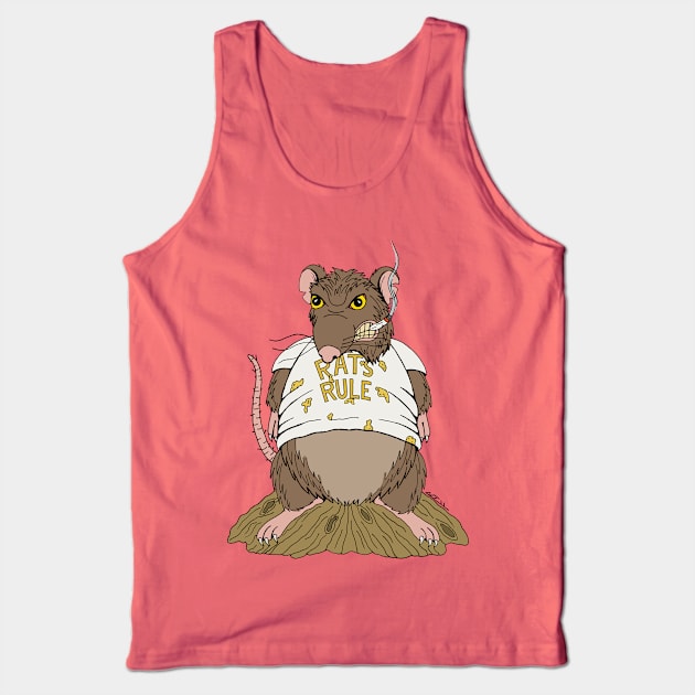 Charles T. Rat Tank Top by AzureLionProductions